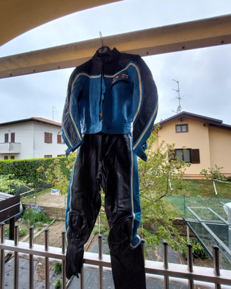 Tuta in pelle x moto anni 80