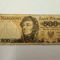 Banconota 500 Złotych Polonia (1982)