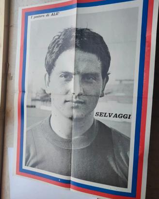 POSTER ALE'TARANTO FRANCO SELVAGGI 1977 NO ULTRAS