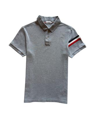 Polo Moncler Uomo S Grigio Cotone Manica corta