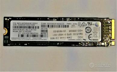 SSD NVME M2 Samsung - 256 GB per Notebook