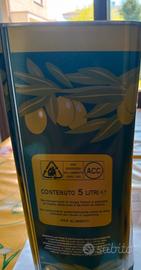 latta olio piena da 5 litri