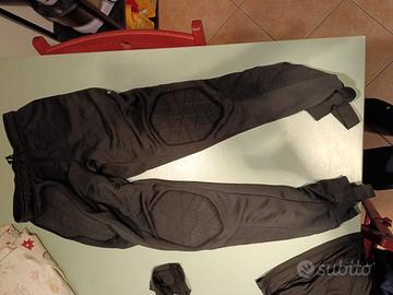 pantaloni portiere ragazzo con maglia termica 