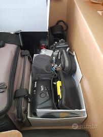 stock materiale fotografico ,macchine ,cavalletti