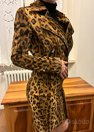 Luisa Spagnoli tailleur leopardato tg 40