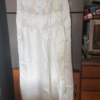 Camicia da notte Raso panna