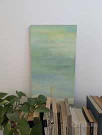 quadro tradizionale con gelso e campi del Friuli