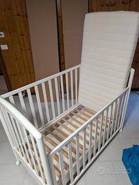 Letto Foppa Bimbo 6-36 mesi 120x60 con materasso