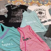 Y2K T-shirt magliette estive taglia 14-L