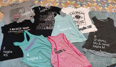 Y2K T-shirt magliette estive taglia 14-L