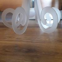 Lampadario a ricciolo