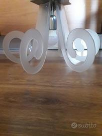 Lampadario a ricciolo