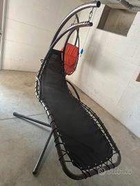 lettino a dondolo sospeso 