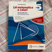 LA MATEMATICA A COLORI 5, cod 9788849421262