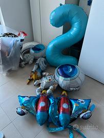 palloncini festa bimbo 2 anni