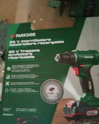 trapano avvitatore parkside