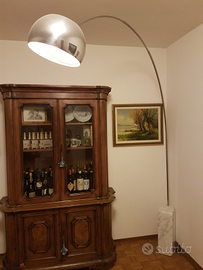 Lampada flos arco terra telescopica base in marmo