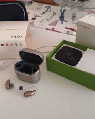 Kit Completo Phonak Audéo L50 + Kit TV e Pulizia