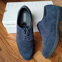 SCARPE DERBY GEOX UOMO BLU