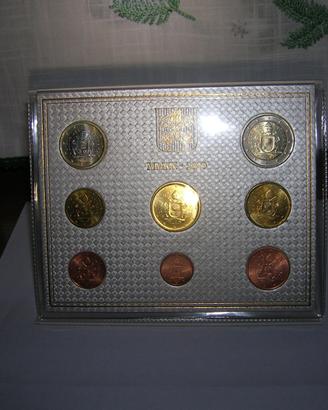 DIVISIONALE VATICANO ANNO 2020 1 cent 2 Euro