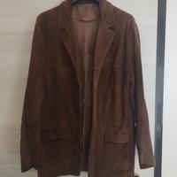 giacca in vera pelle scamosciata Stewart