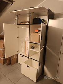 armadio letto comodino