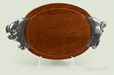 Tagliere BMF maiale cromato, Gemania anni '50