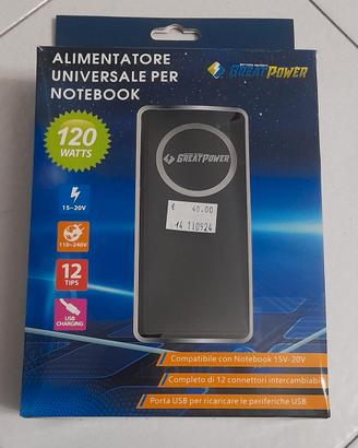 Alimentatore Universale per notebook