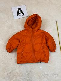 Giubbino Benetton bambini 24 mesi 90 cm arancione