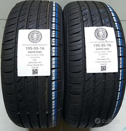 2 GOMME 195 55 16 RAPID A75996