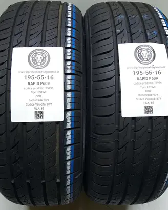 2 GOMME 195 55 16 RAPID A75996