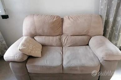 Divano, coppia di divani in Nabuk 3+2 posti 
