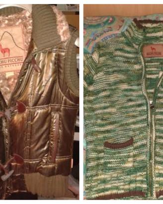 Smanicato + Cardigan Marca MACHU PICCHU Tg M/L