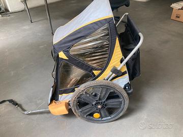 Carrello porta  bambini per bicicletta
