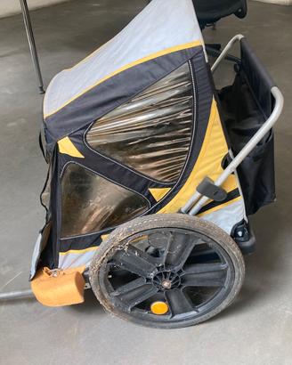 Carrello porta  bambini per bicicletta