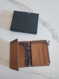 Portafoglio uomo con tasca zip e porta carte 