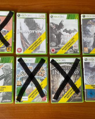 Lotto videogiochi Xbox 360 Promotional Copy Pal
