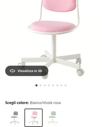 Sedia da scrivania