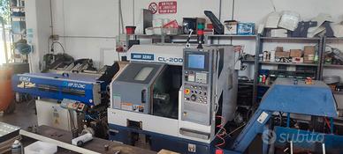 tornio CNC Mori Seiki CL-200 con caricatore barre