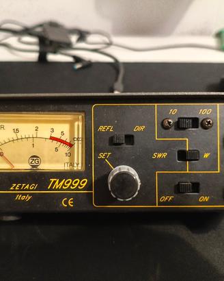 zetagi TM999 Rosmetro wattmetro e accordatore 