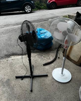 Coppia di ventilatori a piantana