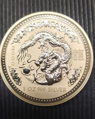 AUSTRALIA 2000 -Zodiaco anno del Drago - proof