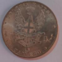 moneta tallero d eritrea da 5 lire