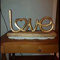 Scritta Love by Mikasa