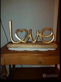 Scritta Love by Mikasa