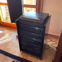 Hifi Kenwood serie 76 + rack + casse