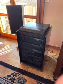 Hifi Kenwood serie 76 + rack + casse