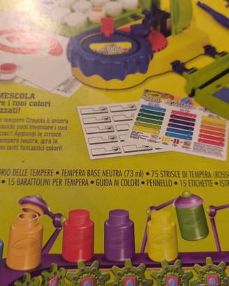 Laboratorio delle tempere Crayola - mai usato