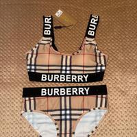 BURBERRY- Costume due pezzi da donna