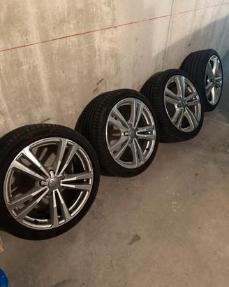 Audi cerchi 18 originali gommati bridgestone